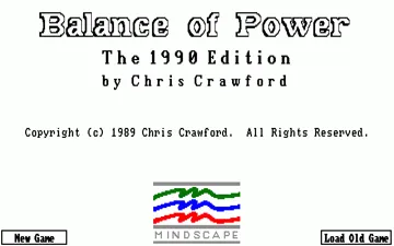 Balance of Power - The 1990 Edition screen shot title